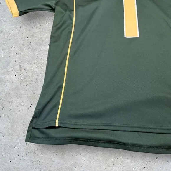 Colorado State Rams #1 Football Jersey Men’s M Green Gold Hanes NCAA - Picture 5 of 10